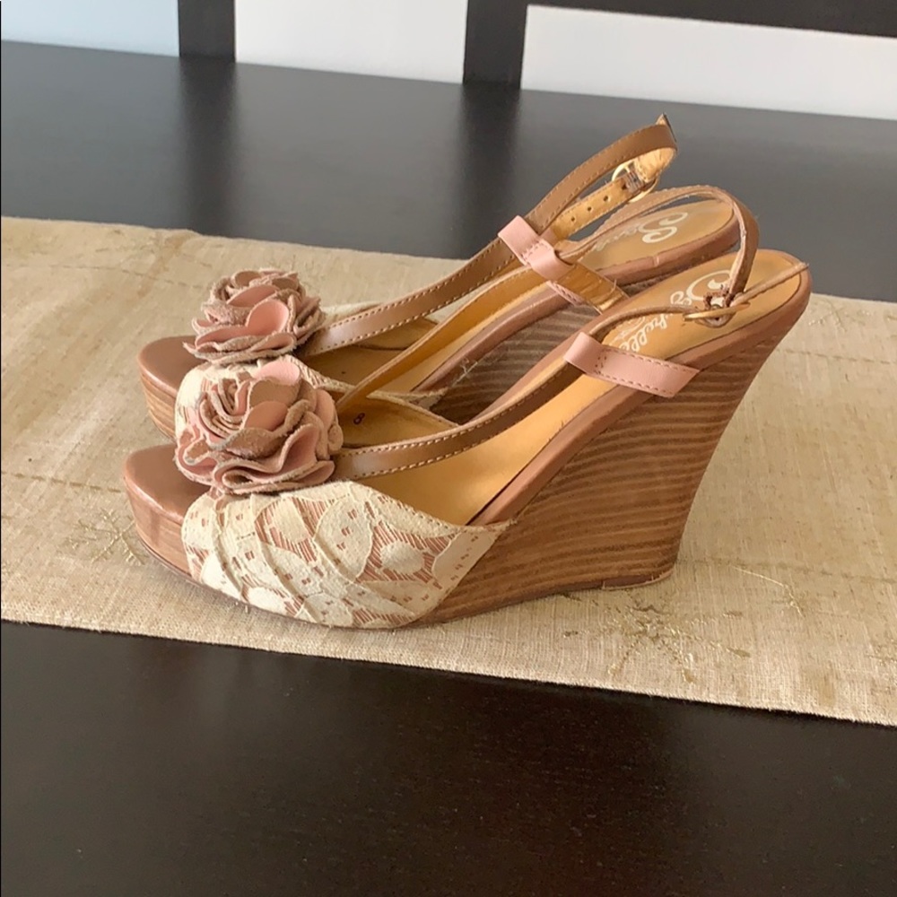 Seychelles platform wedges.
